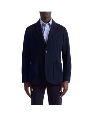Bugatchi Soft Touch Knit Blazer - Blue