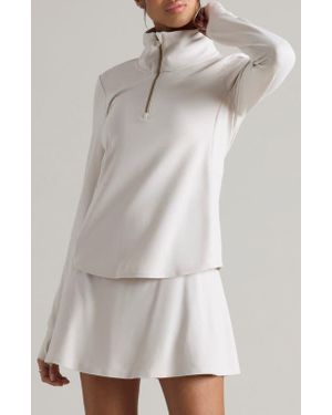 Rhone Course To Court Long Sleeve Quarter Zip Top - Multicolor
