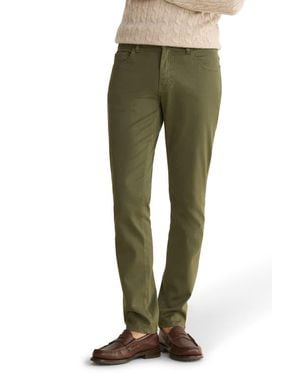WARP+WEFT Ams Slim Fit Twill Pants - Green