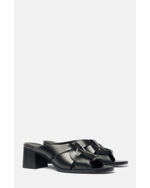 SCAROSSO Aida Sandals - Black