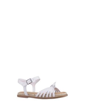 Nina Kids' Alisia Espradille Ankle Strap Sandal - White