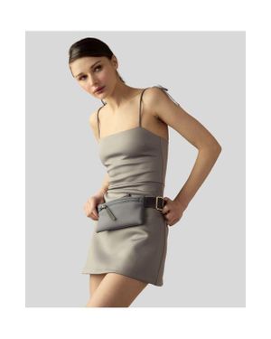 Cynthia Rowley Bonded Basics Dress - Gray