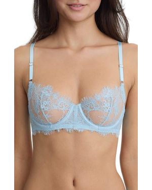 Skarlett Blue Entice Underwire Balconette Bra - Blue