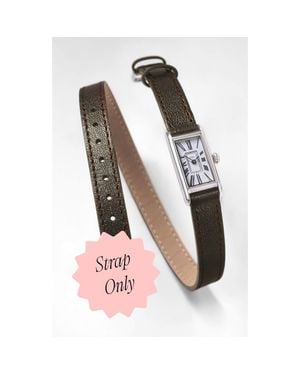 March Hare Watches The Kimsey Double Wrap Calfskin Leather Watch Strap Only - Pink