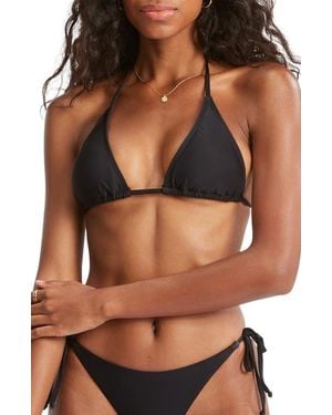 Billabong Sol Searcher Triangle Bikini Top - Brown