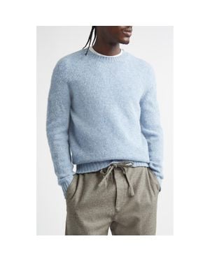 De Bonne Facture Shaggy Wool Sweater - Blue