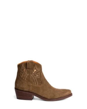 Penelope Chilvers Cassidy Paloma Western Boot - Brown