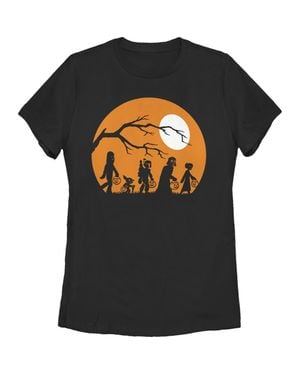 Star Wars Characters Trick Or Treat T-Shirt - Black