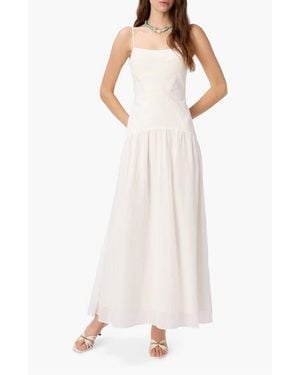 Cami NYC Salerno Corset Maxi Dress - White