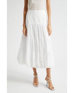 Cinq À Sept Pyper Tiered Bubble Skirt - White