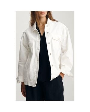Mavi Luna Denim Jacket - White