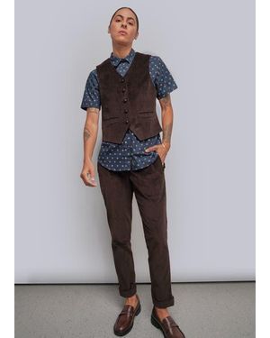 WILDFANG The Essential Corduroy Vest - Gray