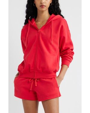 BP. Bubble Zip Hoodie - Red