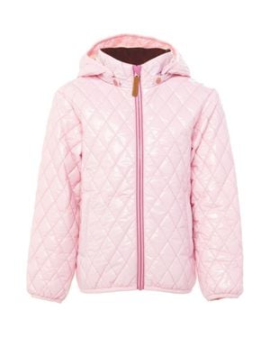 Northern Classics Shiny Quilted Puffer Jacket - Pink