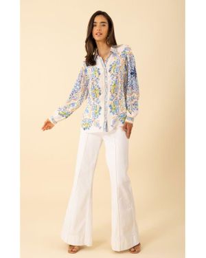 Hale Bob Kinslee Silk Top - Natural