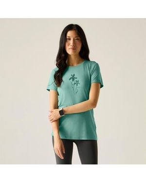 Regatta Fingal Walking T-Shirt - Green