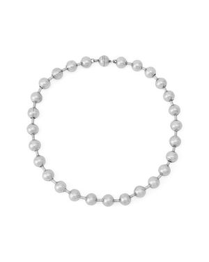 AllSaints Ball Chain Collar Necklace - White
