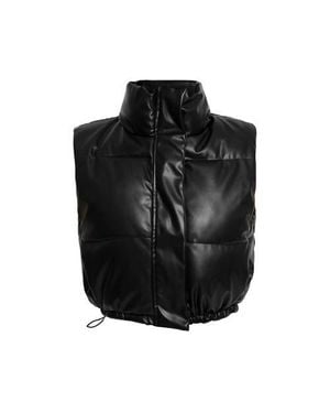 ATS Riley Quilted Leather Vest - Black