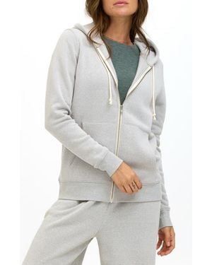 Threads For Thought Full Zip Hoodie - Gray