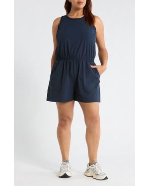 Zella Atlas Short Romper - Blue