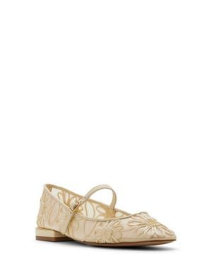 Ted Baker Daria Mary Jane Flat - Natural