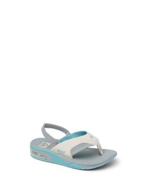 Reef Kids' Little Fanning Flip Flop - White