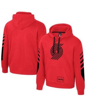 Stadium Essentials Portland Trail Blazers City Star Hoodie - Red