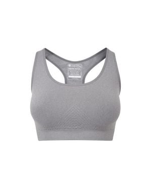 Mountain Warehouse Anti-Chafe Seamless Sports Bra - Gray