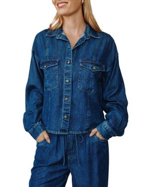 Bella Dahl Denim Shacket - Blue