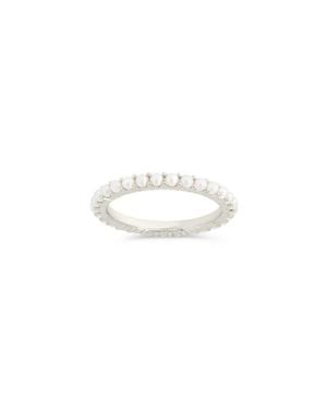 Sterling Forever Gianna Cultured Pearl Ring - White
