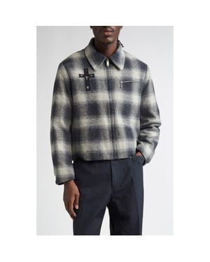 SECOND/LAYER ORACLE JACKET | TARTAN Second Layer Flora Embroidered