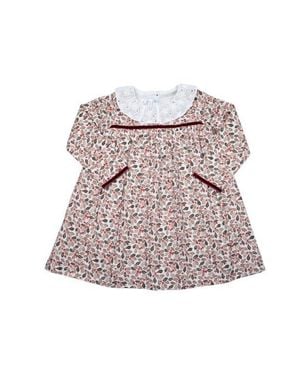 Cuclie Fall Acorns Dress For Toddler - Multicolor