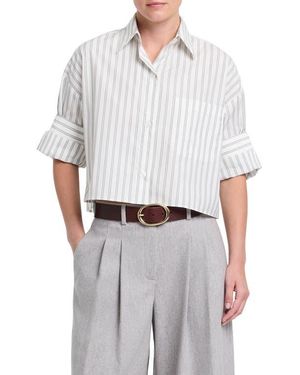 Twp Next Ex Crop Shirt - White