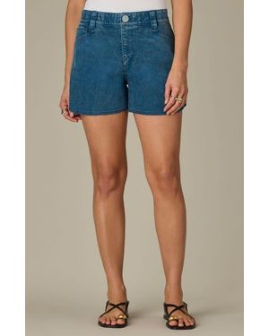 Wit & Wisdom Skyrise Dolphin Hem Denim Shorts - Blue