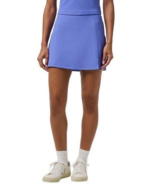 Travis Mathew Move Knit Rib Miniskort - Blue