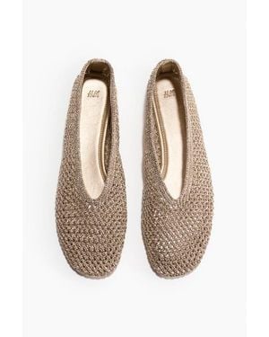 H&M Braided Ballet Flats - Natural