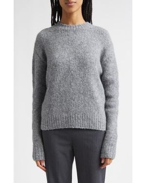 Paloma Wool Clock Intarsia Wool & Alpaca Blend Sweater - Gray