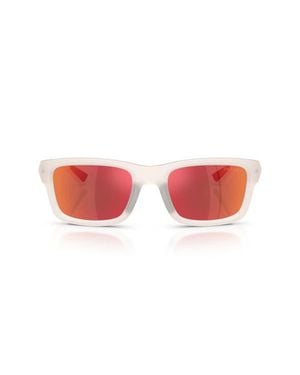 Prada Linea Rossa 54Mm Mirrored Irregular Sunglasses