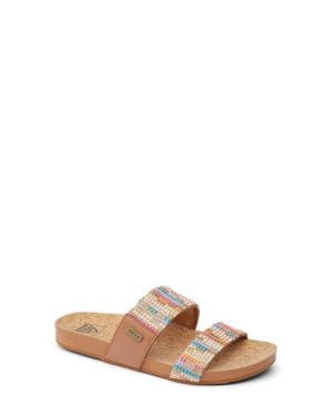 Reef Cushion Bounce Vista Slide Sandal - Brown
