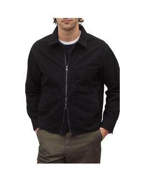 Reigning Champ Cotton Canvas Grounds Jacket - Black