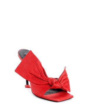 Givenchy Boudoir Bow Slide Sandal - Red