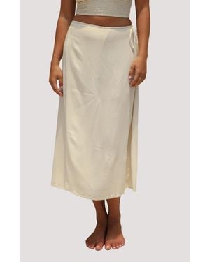 Stone Fox Holiday Midi Skirt - Natural