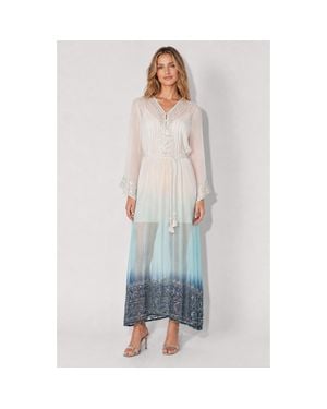 Calypso St. Barth Camelia Dress - Blue