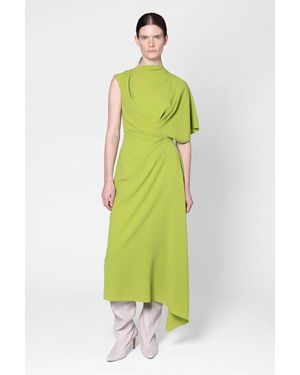 ROKSANDA Asymetric Crepe Elva Dress - Green