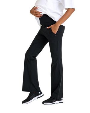 Accouchée Ultimate Comfort Warm Flare Pants - Blue