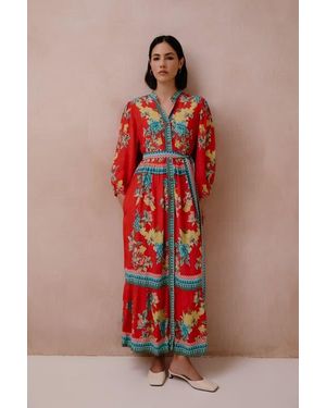 Raishma Tiffany Dress - Red