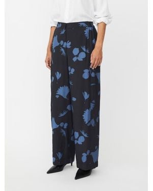 Masai Parwanas Wide Fit Printed Pants - Blue