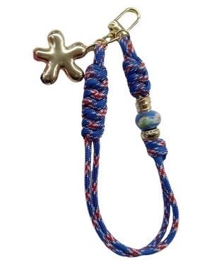 MacRae & Co Throw Me A Line Bag Charm - Blue