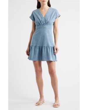 City Blues Denim Minidress - Blue