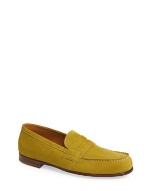 J.M. Weston Le Moc Penny Loafer - Yellow